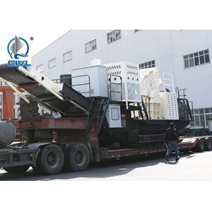Buy cheap Construction Waste Crushing Equipment Mobile Crushing Plant Contains Jaw Crusher from wholesalers