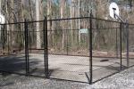 Buy cheap 16 Gauge Diamond 2 Inch X 3 Inch Metal Chain Link Fence Black Vinyl Coated from wholesalers