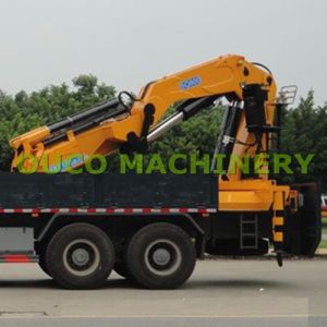High Efficiency CE 50t Knuckle Telescoping Boom Crane