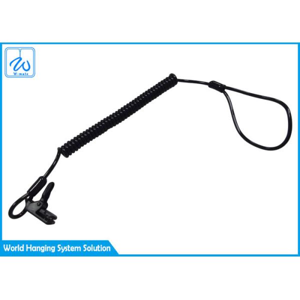 Buy cheap Coiled Lanyard With Clamp End Easily Attaches To Hard Hat from wholesalers