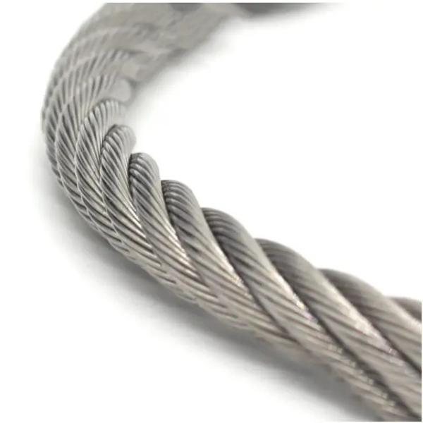 Quality Galvanized Swaged Wire Rope 6*26 IWRC Double Pressed Rope for Power Transmission for sale