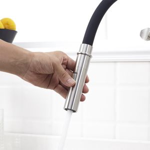 Buy cheap Unique Steel 304/316 Material Hot Cold Water Pull Out Kitchen Sink Faucet For US Market from wholesalers