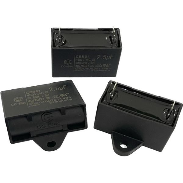 Buy cheap CBB61 AC motor capacitors applied to starting and running with Quick-connect Terminals from wholesalers