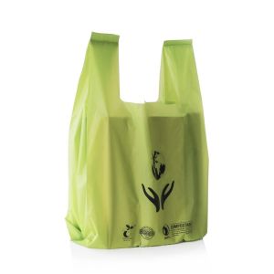 Buy cheap Astm D6400 Certified Compostapak Bin Liners Compostable Polybags Custom from wholesalers