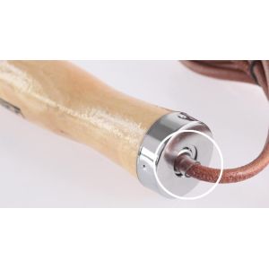Buy cheap Leather Speed Bearing Jump Rope with red beech Wooden Handle from wholesalers