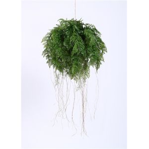 Buy cheap Realistic Artificial Hanging Plants Ferns 55CM Strong UV Resistance Ideal Assortment from wholesalers