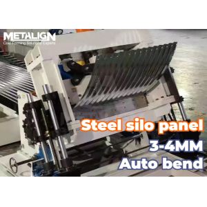 Buy cheap Galvanized Steel Agricultural Panels Silo Roll Forming Machine With Pre Punched Holes And Hydraulic Bending from wholesalers