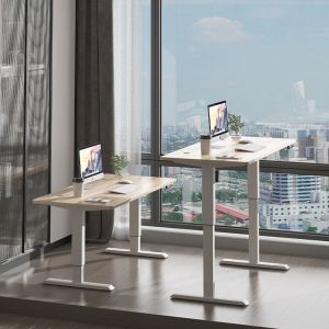 Mini Bar Counter Electric Height Adjustable Desk Base 2 Legs Assembly for