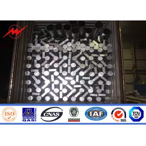 Buy cheap 9m 13.4kn Class 2 3 Mm Thickness Tubular Pole For Electrical Distribution Line Project from wholesalers