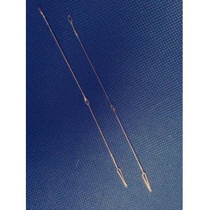 Buy cheap Jacquard Spring Heald wires Bonas Narrow Fabric jacquard loom components from wholesalers