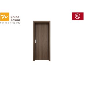 Buy cheap Plywood Fire Door With Steel Frame/60 min Fire Rating/ 45 mm Thick/ Opening Force 60N from wholesalers
