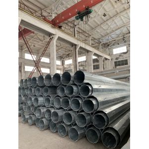 Buy cheap 60FT Dodecagonal Electrical Power Pole Hot Dip Galvanized Direct Burial from wholesalers