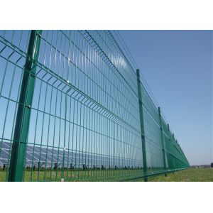 Wire Mesh Fence Panels Coated Blue and Dark Green With Powder Coated 2230mm x