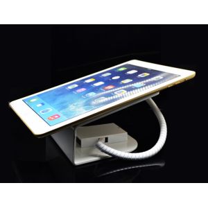COMER tablet locking bracket with security alarm and charger for mobile phone