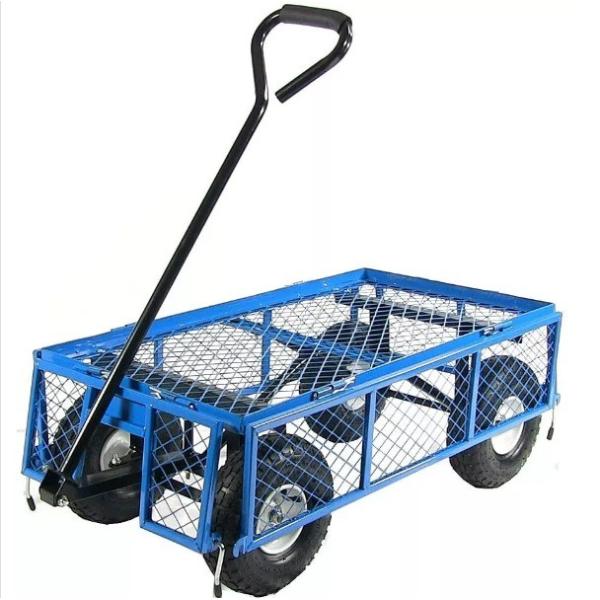 Buy cheap Heavy Duty Foldable Garden Trolley rust resistant With Iron Platform from wholesalers