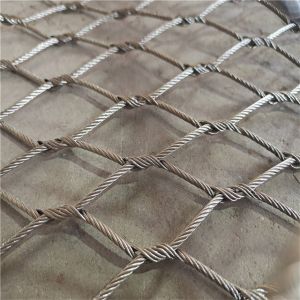 Buy cheap Custom-made Stainless Steel Wire Rope Mesh Zoo Mesh for Parrot Aviary Nets from wholesalers