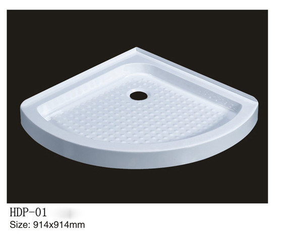 Acrylic shower tray, shower basin,acrylic shower base HDP-1