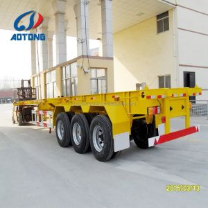 Semi-Trailer Skeleton Truck Trailers with 40T/50T/60T Capacity and Suspension