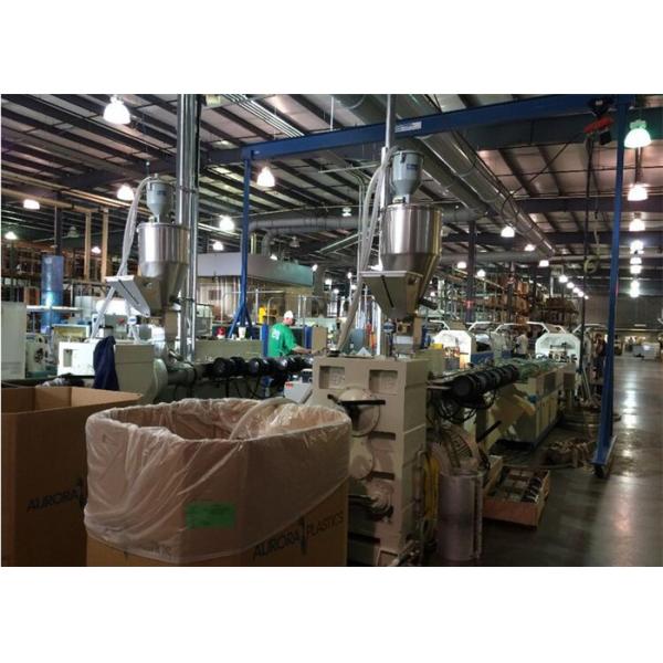 Quality Bimetallic Screw 37kw WPC PVC Profile Extrusion Line for sale