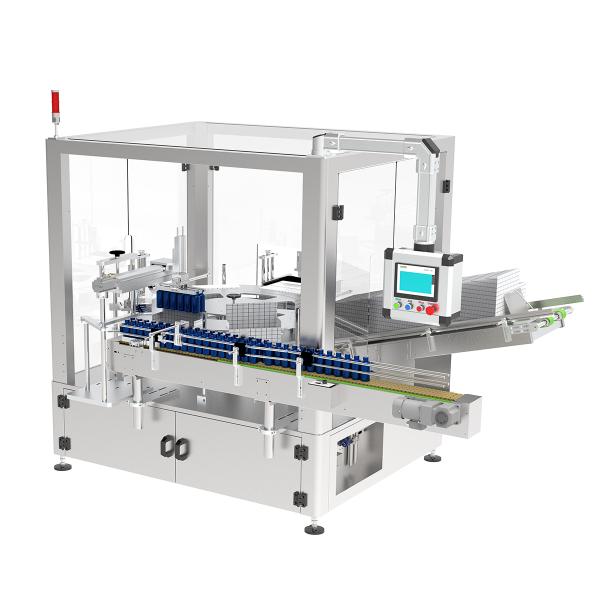 Buy cheap Multi Bottle Cartoning Machine With Servo-driven Clamps And Dual-row Diversion For Efficient Packaging Of Various Bottle Types from wholesalers