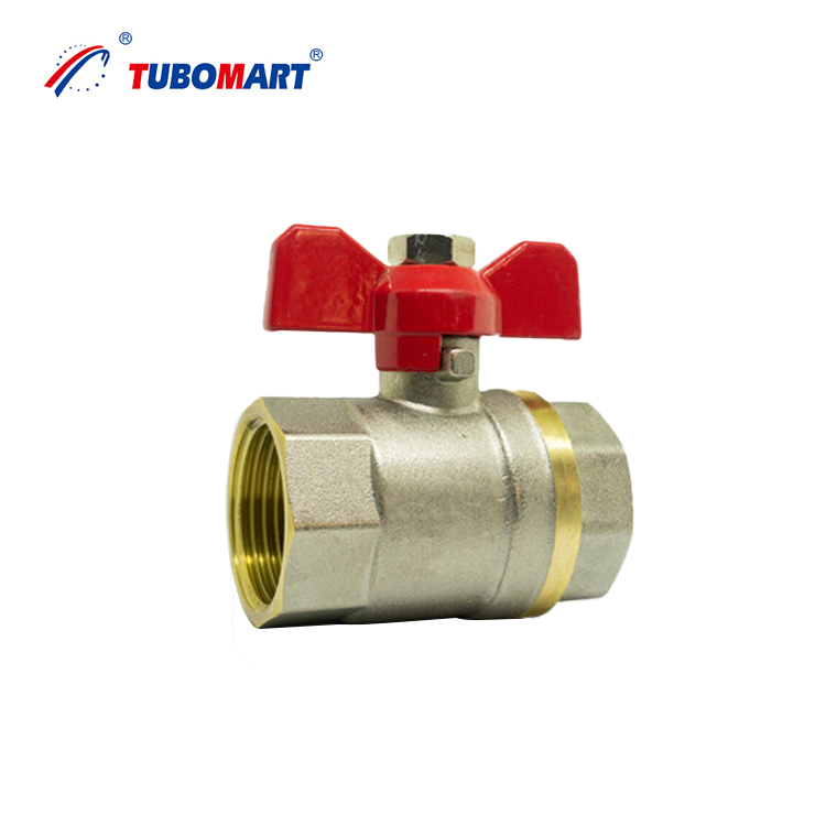 Buy cheap OEM/ODM and AS4617 Cert. for Hot and Cold Water Brass Ball Valve with Long Handle and Brass Color and Nickel-Plated Color from wholesalers