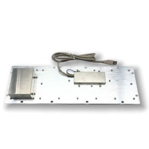 Buy cheap Stainless Steel Mechanical Industrial PC Keyboard With Trackball Maintenance Free from wholesalers