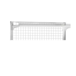 Buy cheap Factory Custom Double Sided Mesh Back Shelving Grid Shelves from wholesalers