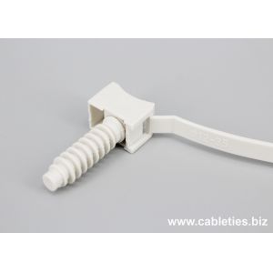 Buy cheap DEMOELE Saddle mounting cable ties with plastic screw from wholesalers