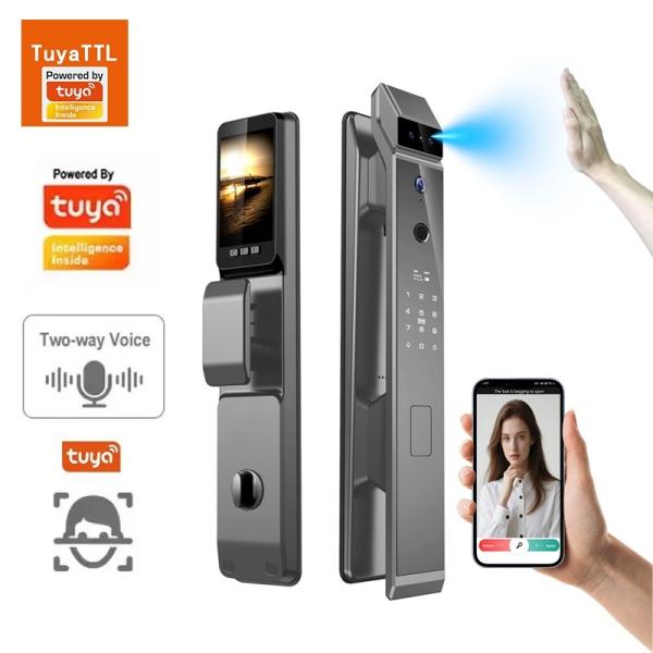 Buy cheap Security Lock Smart Fingerprint Keypad Lock Cylinder Remote on App Smart Locks product