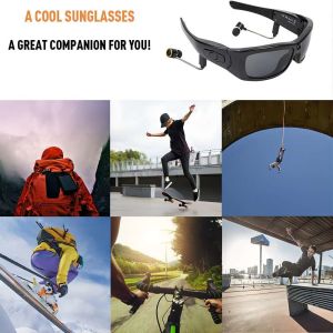 Climbing Snowboarding 1080P Bluetooth Camera Sunglasses Connect With Phone