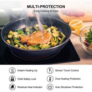 Buy cheap Easy clean Ceramic Glass 60cm 3 Burner Induction Cooktop from wholesalers