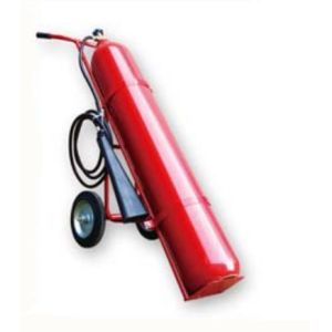 Buy cheap OEM CO2 Trolley Type Fire Extinguisher 30KG Red Cylinder product