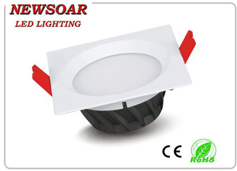 Quality die casting aluminum housing led downlights with 3000hours life time for sale