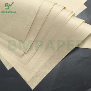 30 - 60GSM Pure MG Semi-Beached and Unbleached Kraft Paper for Packaging