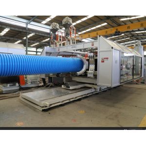 Buy cheap Water Cooling Corrugated Pipe Extrusion Machine For PP PE PVC DWC Pipes from wholesalers
