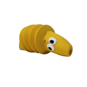 Yellow Indestructiblemultipet Latex Dog Toy Zoomable Banana