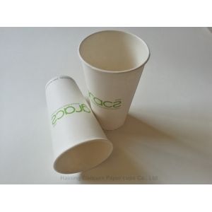 Buy cheap 100% Biodegradable PLA Paper Cups / Eco Friendly Disposable Drinking Cups from wholesalers