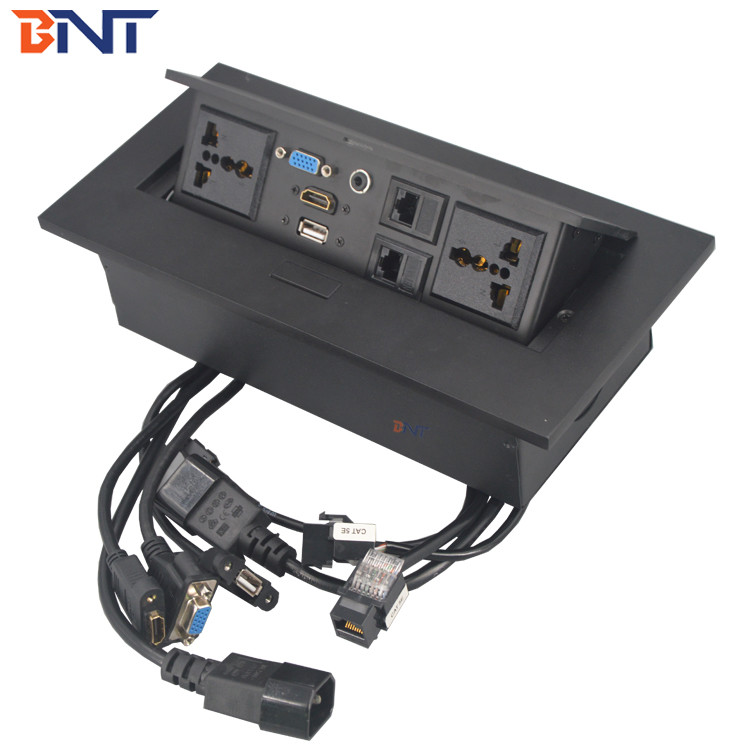 Buy cheap Pop Up Desktop Socket Conference table socket with connected wires from wholesalers