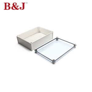 Buy cheap Clear Cover ABS Plastic Electrical Enclosure Boxes With Mounting Plate from wholesalers