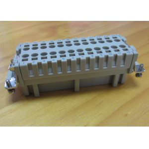 24 Pins Rectangle Male Connector Injection Molding Services , Electronic