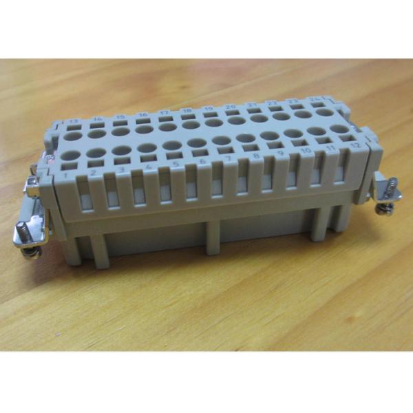 24 Pins Rectangle Male Connector Injection Molding Services , Electronic