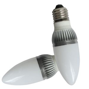 Buy cheap 180LM 3W Aluminum Alloy dimmable E17 LED Candle Light with cuspidal lamp cover product