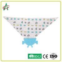 Buy cheap CE Modern Baby Bandana Bibs 100% Cotton Silicon With Teether product
