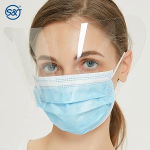 Buy cheap Anti Dust Disposable Face Shield Mask 3ply Non Medical Face Mask with Face Shield from wholesalers