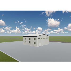 Galvanized Painted Steel Structure Warehouse Prefabricated Steel Frame