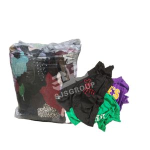 Buy cheap Cutting Used T-shirt Rags trapos indistriales Coloured Wipers 100% Cotton Rags Machine Wiping Used Rags for Industrial C from wholesalers