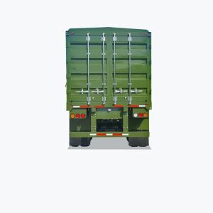 Buy cheap 40FT Versatile and Reliable Drop Side Rail Wall Flatbed Semi-Trailer with 2 Layers of Fence Wall for Light-Puffy Cargotransportation from wholesalers