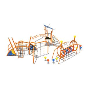 Buy cheap Large Plastic Slide Kids Outdoor Playground 114mm Anti Static from wholesalers