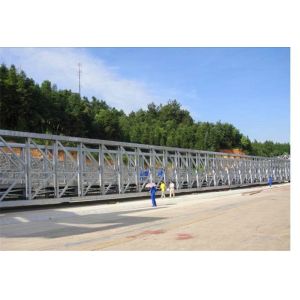 High Tensile CB 450 Modular Steel Bridge Big Span Up 81m Solidly Longevity