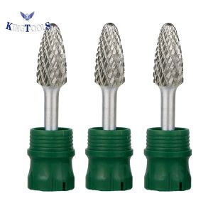 Buy cheap SF-5 Double Cut Tree Shape Radius End Burrs File 1/4'' Shank 45mm Length Tungsten Carbide Rotary Burrs from wholesalers